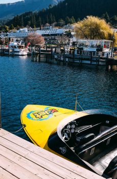 Jet boat at the Main Town Pier