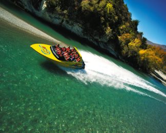 Jet boating along the Kawarau and Shotover Rivers Queenstown with KJet