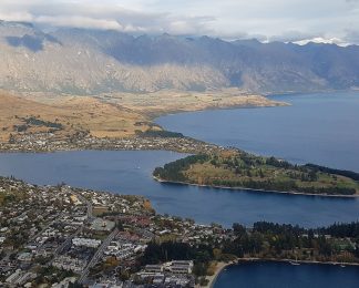 Queenstown aerial views