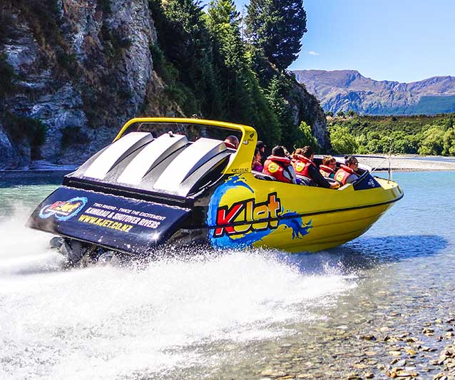 Jet boating with the world's-first Jet Boat company KJet.