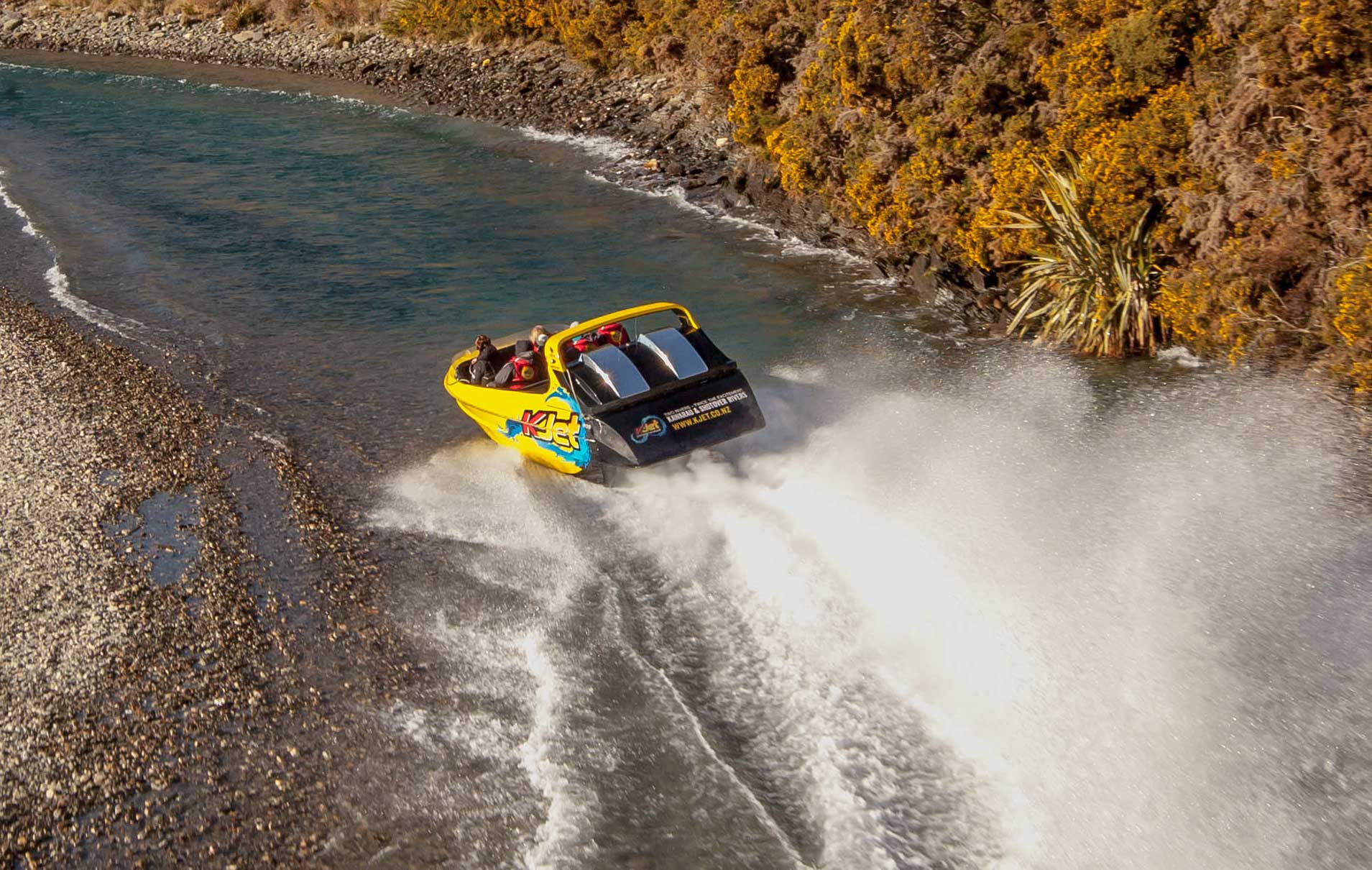 Jet boating with the world's-first Jet Boat company KJet.