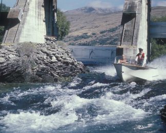 Old days with Kawarau Jet the Kawarau Falls Bridge