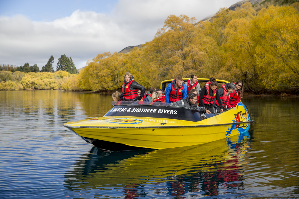 Jet Boating in Queenstown along the Kawarau River