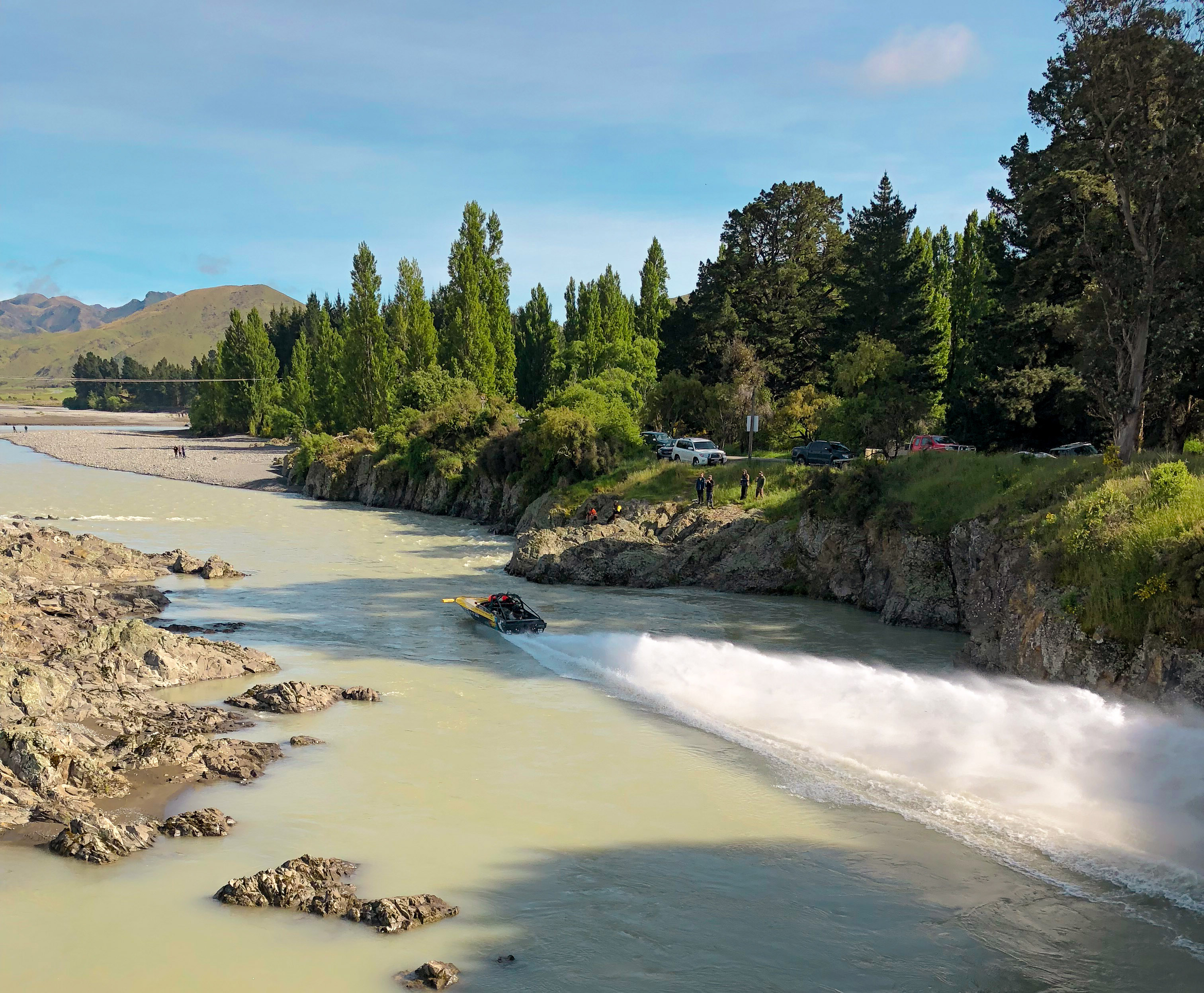 KJet River Racing Jet Boat on the Waiau River