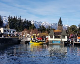 KJet Winter Jet boat in Queenstown Bay