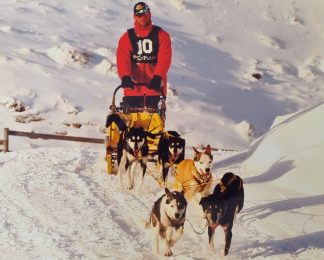 KJet Queenstown mechanic Tony Turner sled dogs