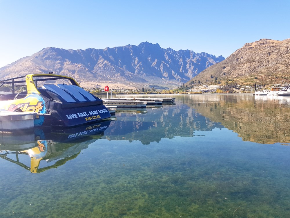 KJet jet boat Marina berths Frankton Queenstown