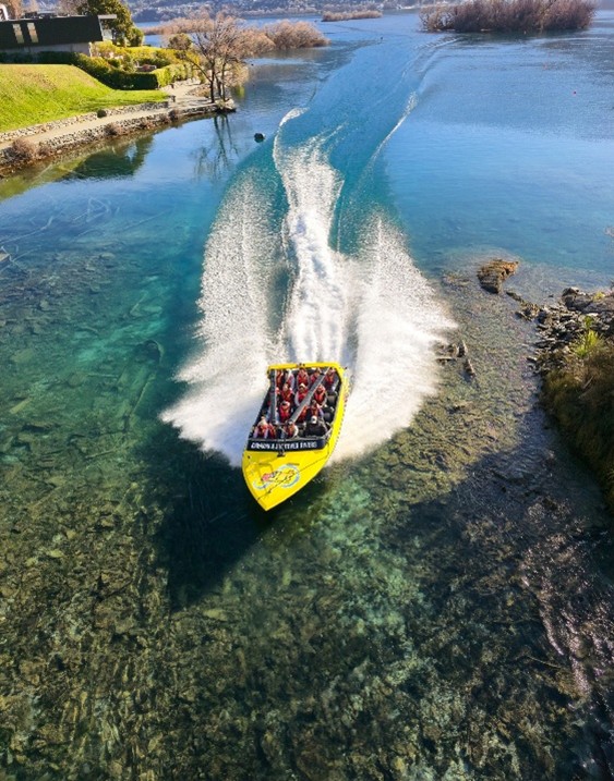 KJet Jet Boating Queenstown marina